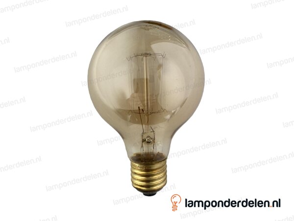 Avide kooldraadlamp - globelamp - E27 - G80 - goud - 40W