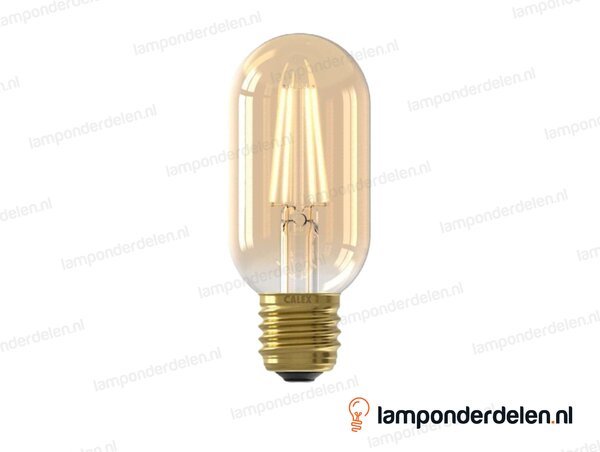 Calex filament LED buislamp - E27 - T45 - goud - 3,5 W - dimbaar