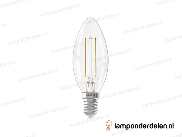 Calex filament LED kaarslamp - E14 - B35 - helder - 3,5 W - dimbaar
