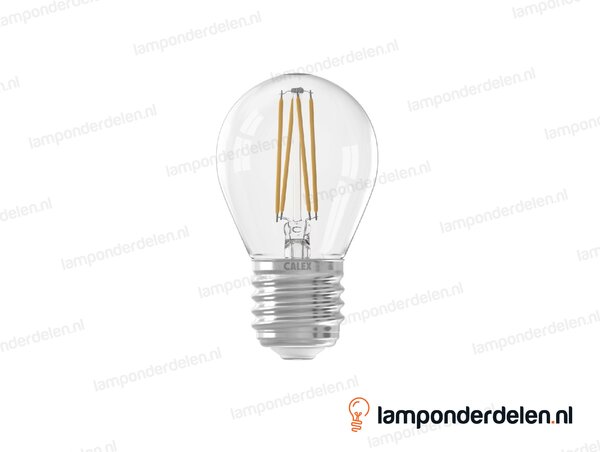 Calex filament LED kogellamp - E27 - P45 - helder - 4,5 W - dimbaar