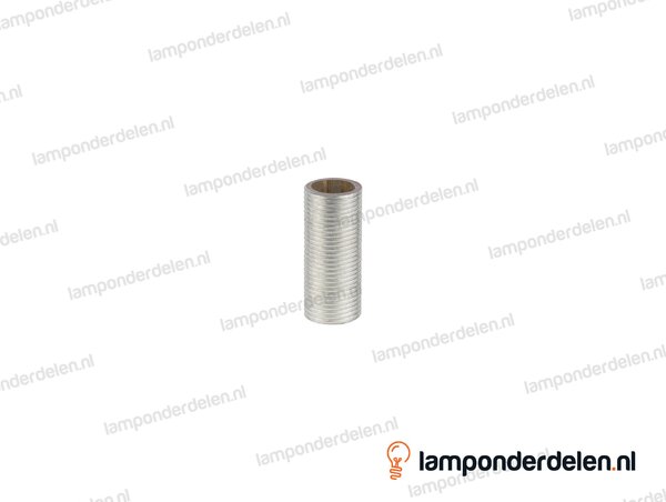Draadeind metaal - lengte 100 cm - buitendraad 3/8 gas