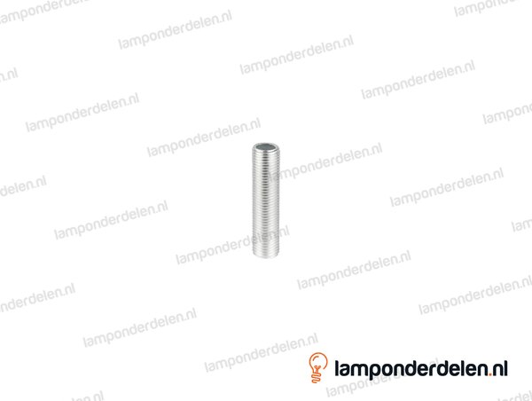 Draadeind metaal - lengte 7 cm - buitendraad M10x1