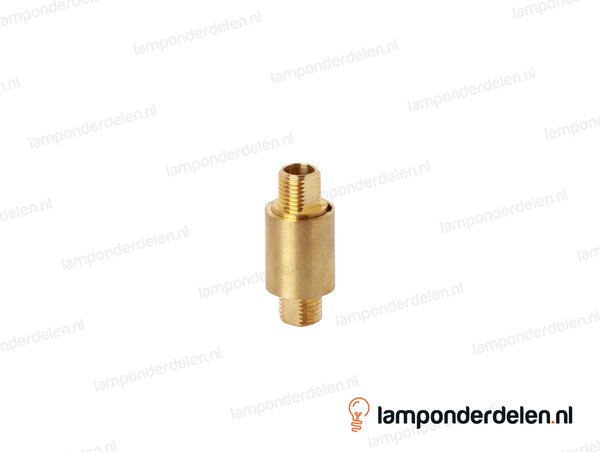Draaigewricht messing - 16 x 36 mm - buitendraad M10x1