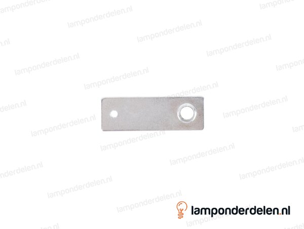 Fitting beugel metaal 1-lichts - buitendraad M10x1 - gat 3,5mm
