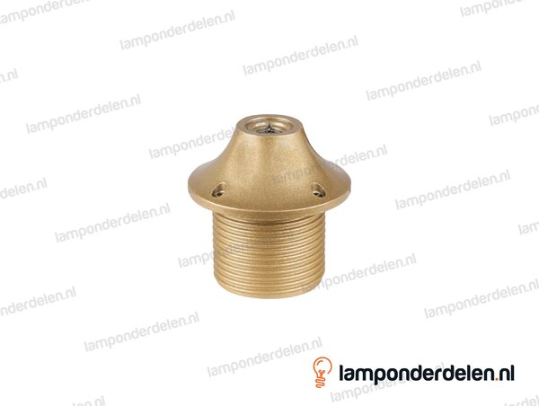 Fitting E27 kunststof goud sierborst