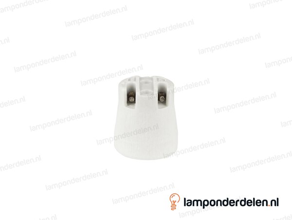 Fitting E27 porselein schroefbaar met M4 gaten