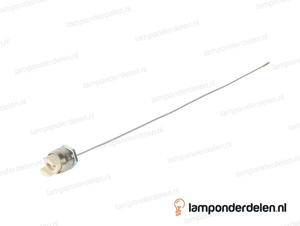 Fitting R7s met buitendraad en moer M14x1 - lengte 25 cm