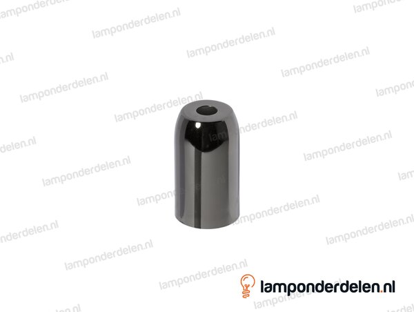 Fittinghuls E14 metaal gunmetalkleurig - model A
