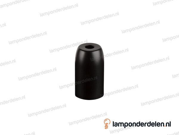Fittinghuls E14 metaal zwart - model A