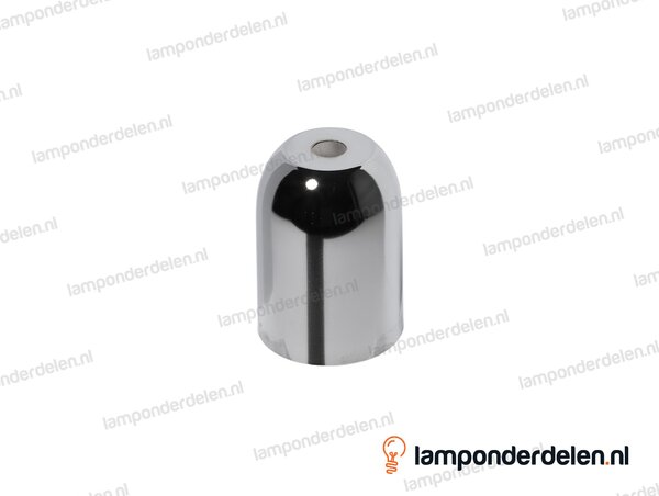 Fittinghuls E27 metaal chroomkleurig - model A