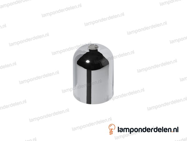 Fittinghuls E27 metaal chroomkleurig - model B