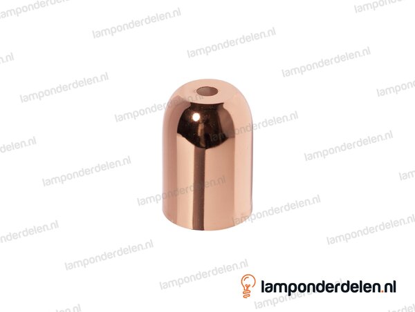 Fittinghuls E27 metaal koperglanskleurig - model A