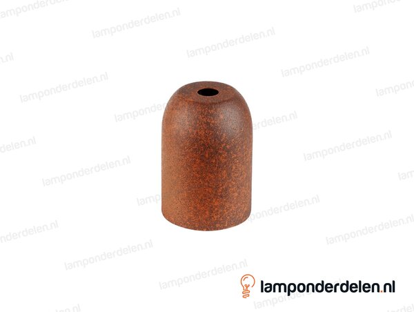 Fittinghuls E27 metaal roestkleurig - model A