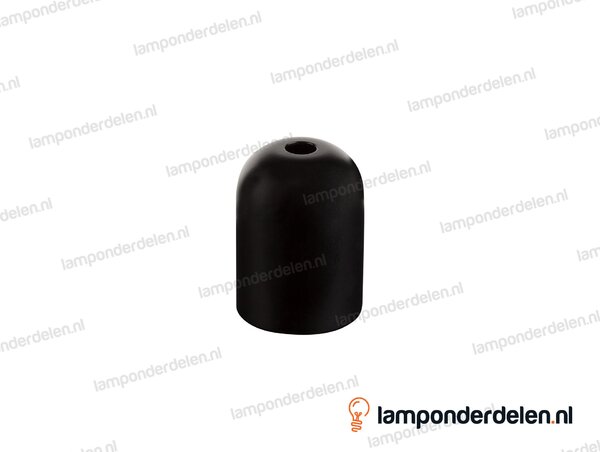 Fittinghuls E27 metaal zwart - model B