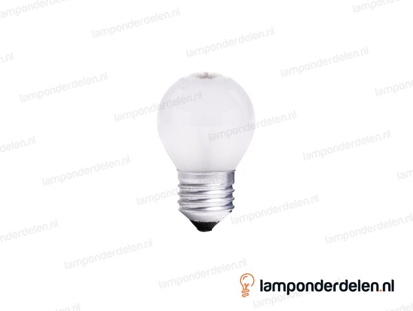 Gloeilamp - kogellamp - E27 - P45 - mat - 40W