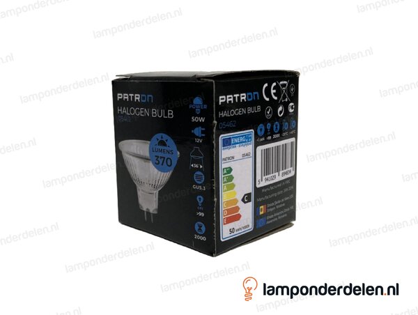 Halogeenlamp - 51 MM - MR16 - GU5.3 - 50W - 12 volt - 36°