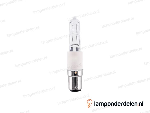 Halogeenlamp - halolux ceram - B15d - helder - 100W - 230 volt