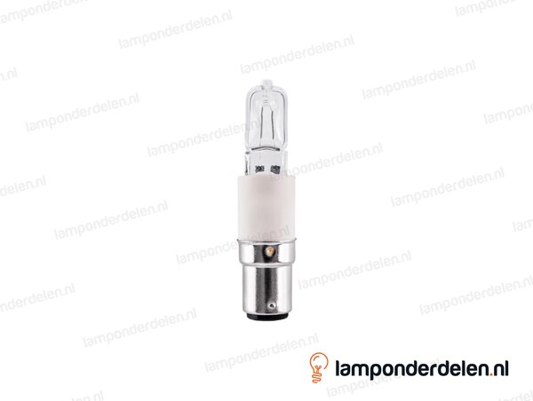 Halogeenlamp - halolux ceram - B15d - helder - 53W - 230 volt