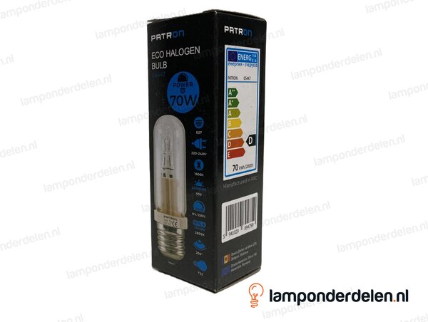 Halogeenlamp - halolux ceram - E27 - helder - 70W