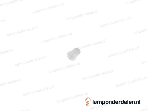 Isolatietule kunststof transparant -  geschikt voor draadeind M10x1 - snoerdoorvoer 5,9 mm