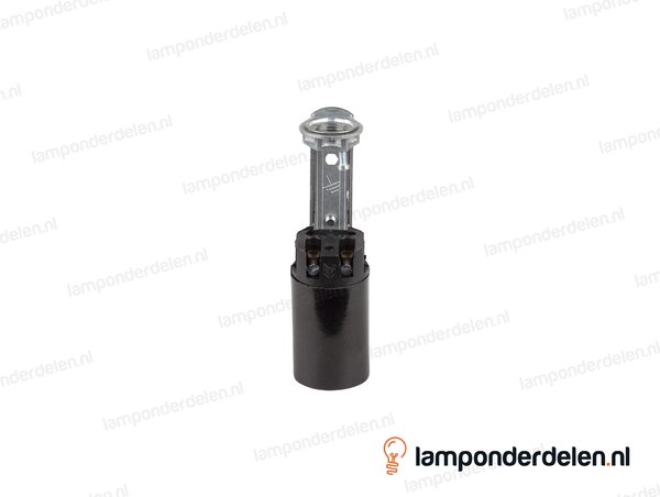 Kaarsfitting E14 verstelbaar in lengte van 8,5 naar 10 cm - model C