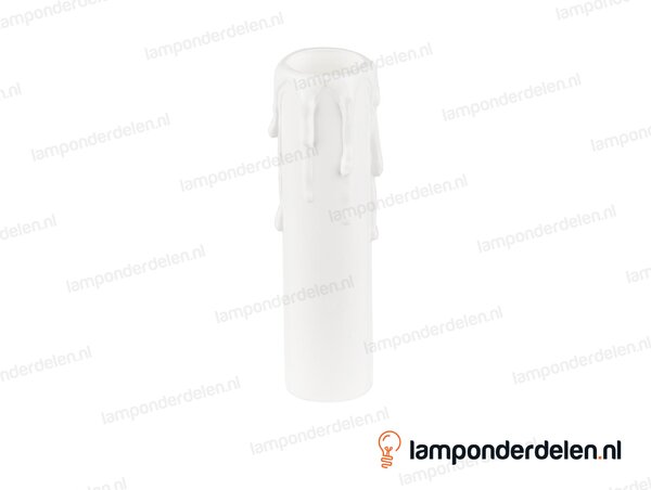 Kaarshuls E14 wit - lengte 10 cm - model B