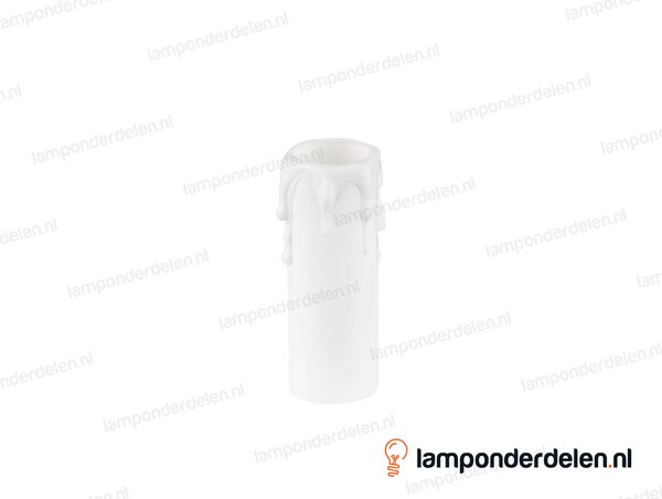 Kaarshuls E14 wit - lengte 7 cm - model B