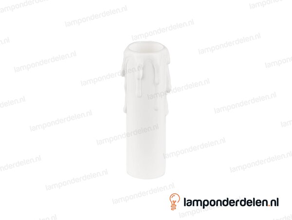 Kaarshuls E14 wit - lengte 8,5 cm - model B