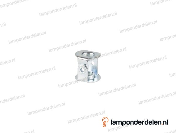 Koppelstuk metaal gestanst - hoogte 20 mm - binnendraad M10x1