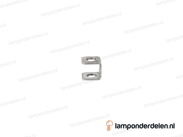 Koppelstuk metaal kubus - hoogte 20 mm - binnendraad M10x1