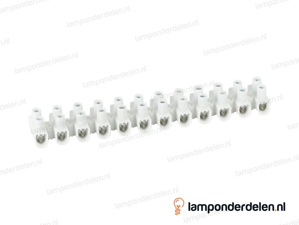 Kroonsteenstrip wit extra groot - 4 tot 10 mm²