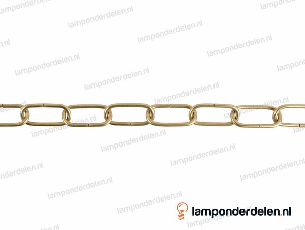 Lampenketting messing - 22 x 48 mm