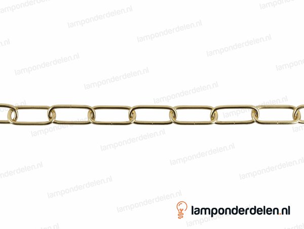 Lampenketting messing glanzend - 20 x 47 mm