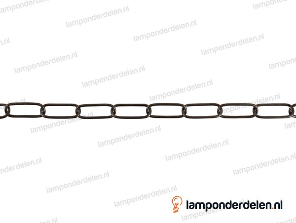 Lampenketting metaal bronskleurig - 16 x 39 mm
