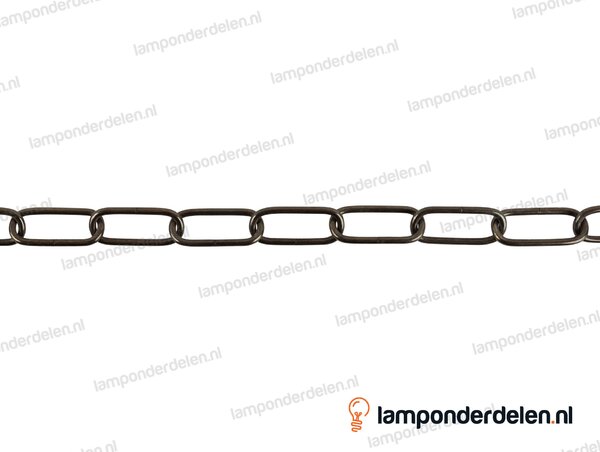 Lampenketting metaal bronskleurig - 20 x 47 mm