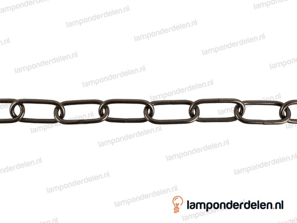 Lampenketting metaal bronskleurig - 24 x 55 mm