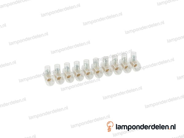 Lasdop strip medium transparant