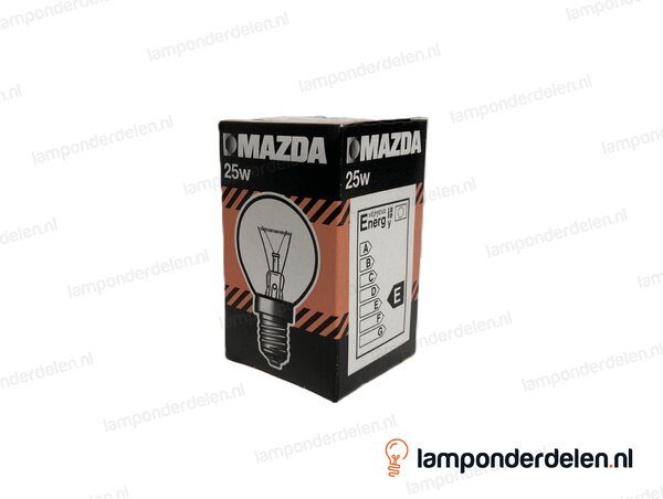 Mazda - gloeilamp - kogellamp - E14 - P45 - helder - 25W