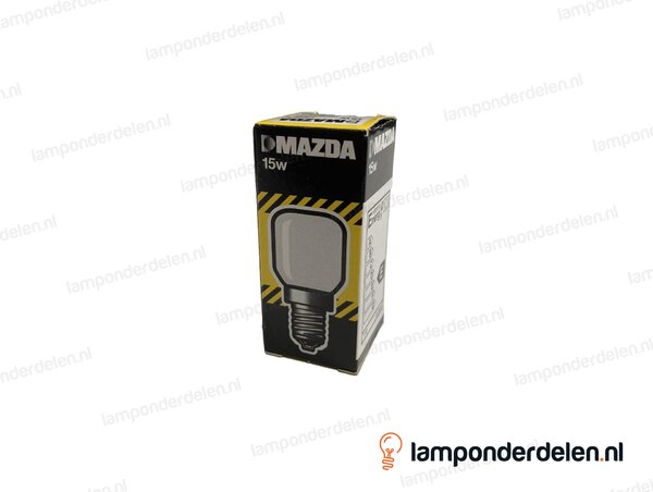 Mazda - gloeilamp - parfumlamp - E14 - T25 - mat - 15W