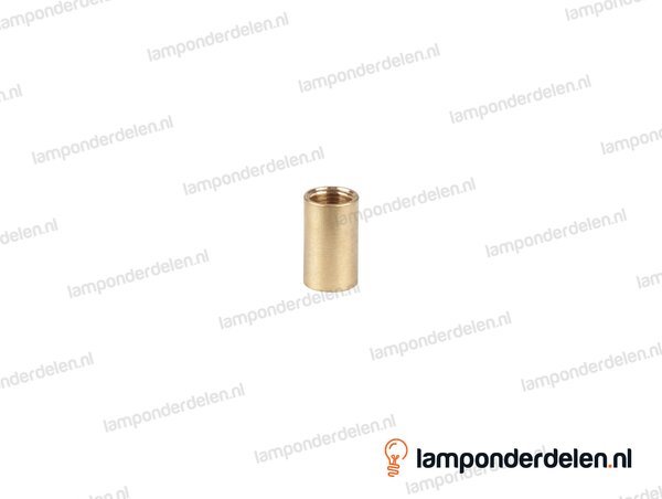 Mof messing - hoogte 10 mm - binnendraad M10x1