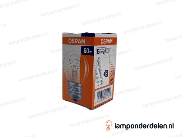 Osram - gloeilamp - kogellamp - E27 - P45 - helder - 60W