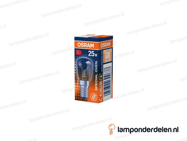 Osram - gloeilamp - parfumlamp - E14 - T26 - helder - 25W
