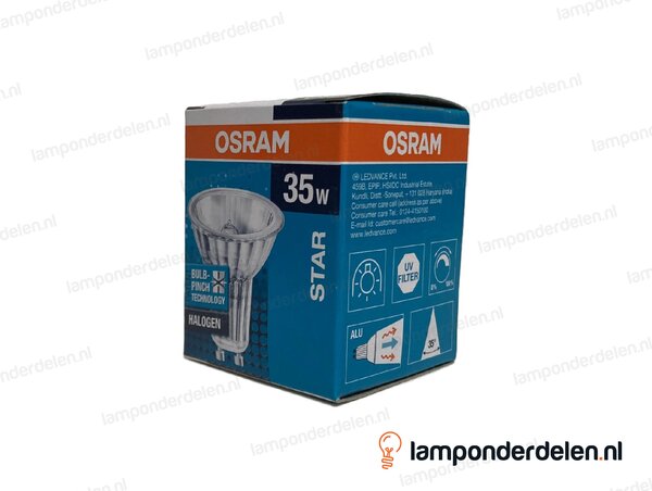 Osram - halogeenlamp - 51 MM - PAR16 - GU10 - halopar - 35W - 230 volt - 35°