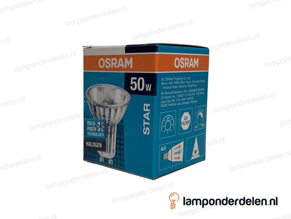 Osram - halogeenlamp - 51 MM - PAR16 - GU10 - halopar - 50W - 230 volt - 35°