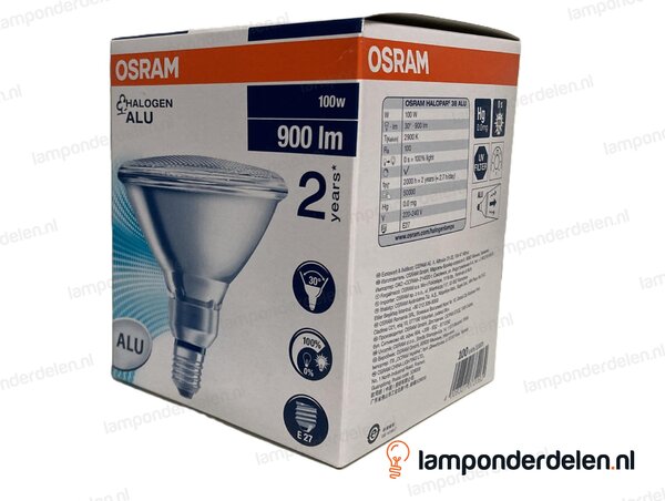 Osram halogeenlamp - PAR38 - E27 - halopar - 100W - 30°