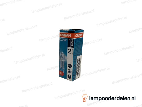 Osram - halogeenlamp - steeklamp - G4 - halostar - starlite - helder - 5W - 12 volt