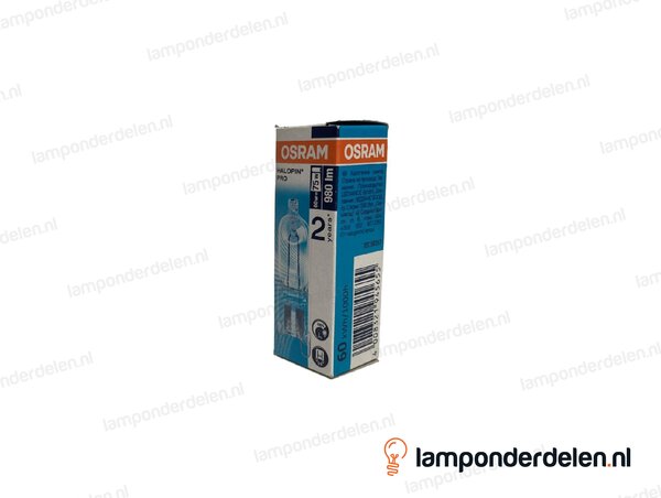 Osram - halogeenlamp - steeklamp - G9 - halopin - helder - 60W - 230 volt