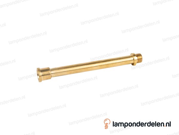 Pendelstang messing sierlijk - lengte 10 cm - binnendraad en buitendraad M10x1