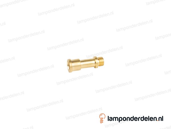Pendelstang messing sierlijk - lengte 3 cm - binnendraad en buitendraad M10x1