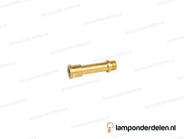 Pendelstang messing sierlijk - lengte 4 cm - binnendraad en buitendraad M10x1